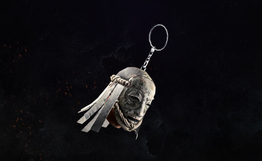 Amuleto de máscara de hitokiri