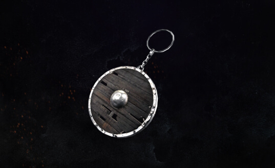 Amuleto de escudo de huscarle